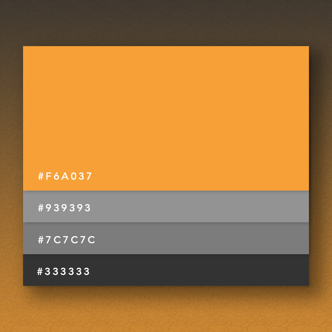 Selected color palette for Bonton Associates